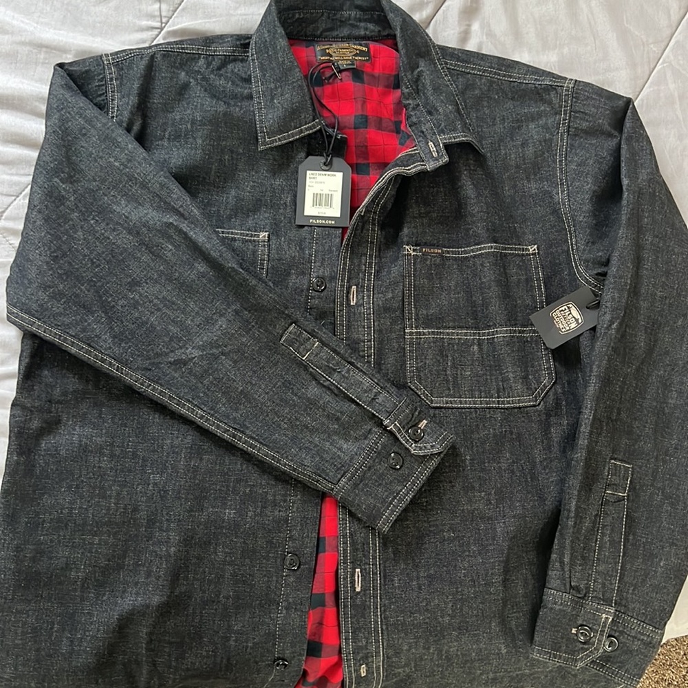 Filson Lined Denim Work Shirt